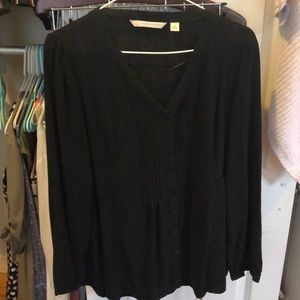 LC Lauren Conrad Black Button Down